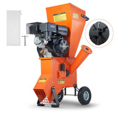Wood Chipper Shredder Mulcher 12HP Gas Powered 420cc 86kW Heavy Duty 67in Capacity